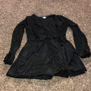 Crushed Velvet Romper